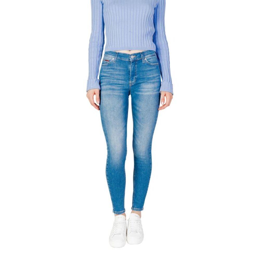 Tommy Hilfiger Blue Cotton Skinny Women's Jeans